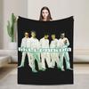 Backstreet Boys BSB Millenniums Fleece Blankets Band Music Funny Throw Blankets for Bed Sofa Couch 200x150cm Super Soft