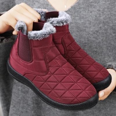 Snow Boots, Cotton Shoes, Cotton Boots with Fleece and Thickened, Women's Boots, Versatile Women's Shoes