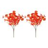 2/3/4/5/6/12Pcs Fall Artificial Flower 7 Fork UV Resistant Fake Flower Home Wedding Party Table Centerpiece Indoor Outdoor Faux Bloom Decoration