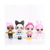 8Pcs Surprise Ball Pets Toys Girls Set Action Figures