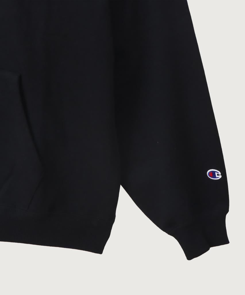 Big C Logo Oversized Hoodie Black
