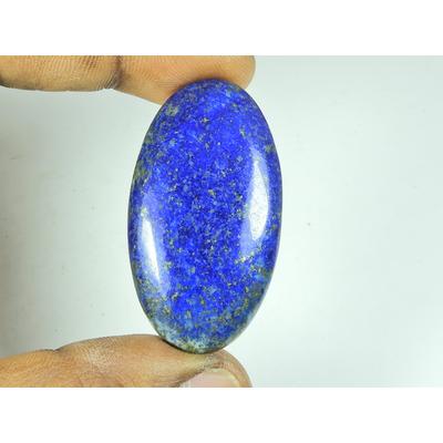 25X46X07 MM Natürlicher Lapislazuli Ovaler Cabochon Lose Edelstein 84 Karat. SY-521