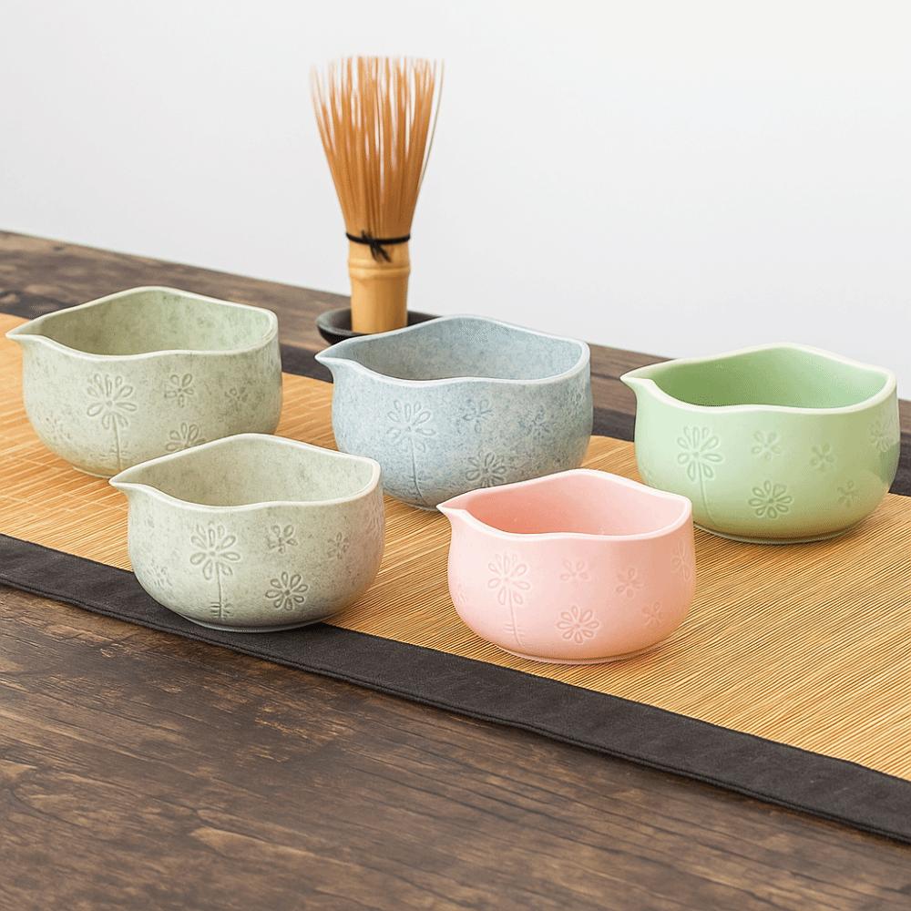 Tradition Ceramic Matcha Bowl Heat Resistant Reusable Japanese Tea Wash Large Capacity Easy To Clean Japanese Matcha Bowl