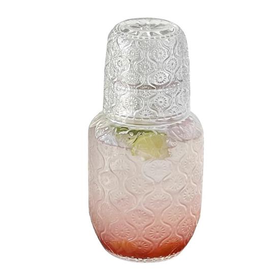 

Набор кувшина для воды и стаканов Винтажный набор стаканов для ночного питья Прозрачный прикроватный стакан Кувшин для воды, чая, сока