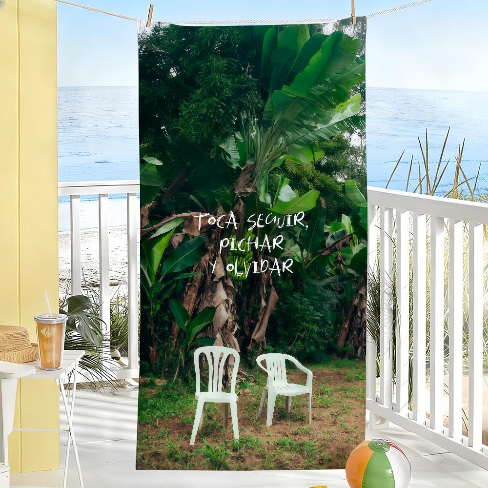 Tapis de refroidissement Singer B-Bad B-Bunny Sport Séchage Rapide Matériel de Voyage Camping Résistant au Sable Doux Léger Grande Serviette de Plage