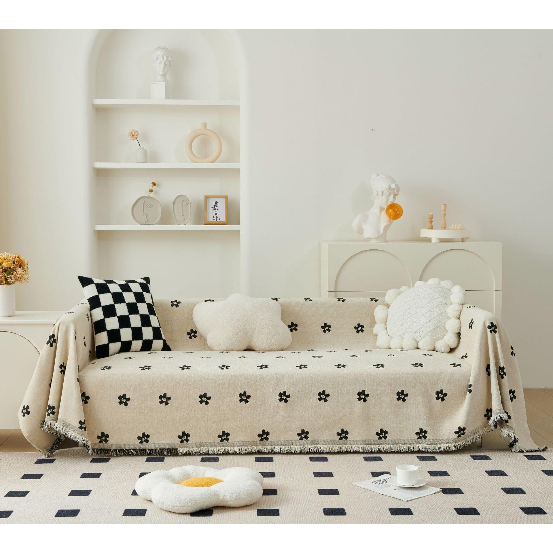 

Ins Sofa Cover All Wrapped Cover Combination Sofa Cover Full Cover Non-Slip Sofa Cover Cloth Nordic Anti-Scratching 130*180