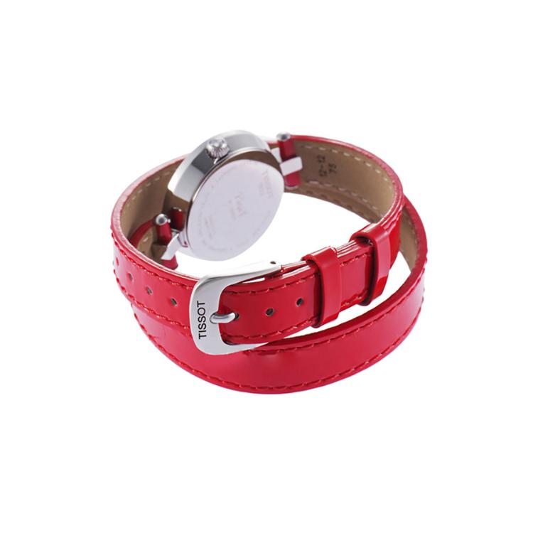 TISSOT Pink Multicolor Collection Quartz Movement Women's Watch 28mm White Dial Stainless Steel Case T084.210.16.117.00