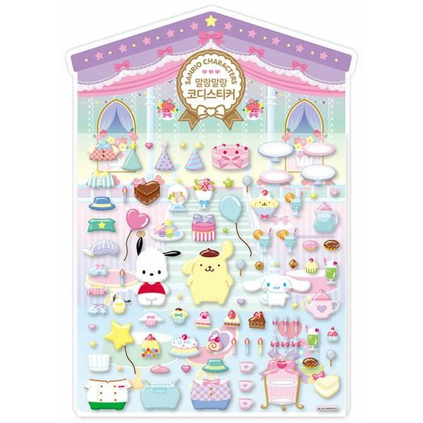 

Мягкая координирующая наклейка с персонажами Sanrio, популярные корейские игрушки Dotty Dog