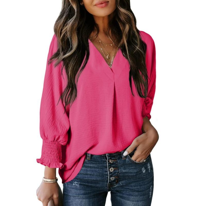 Herbst/Winter Damen Casual Langarm Lockeres Hemd Top Hoodie T-Shirt