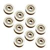 10PCS V623ZZ Sliding Rollers Bearing Groove Round Bottom Track Pulley Bearing for Carbon Steel Equipment Parts