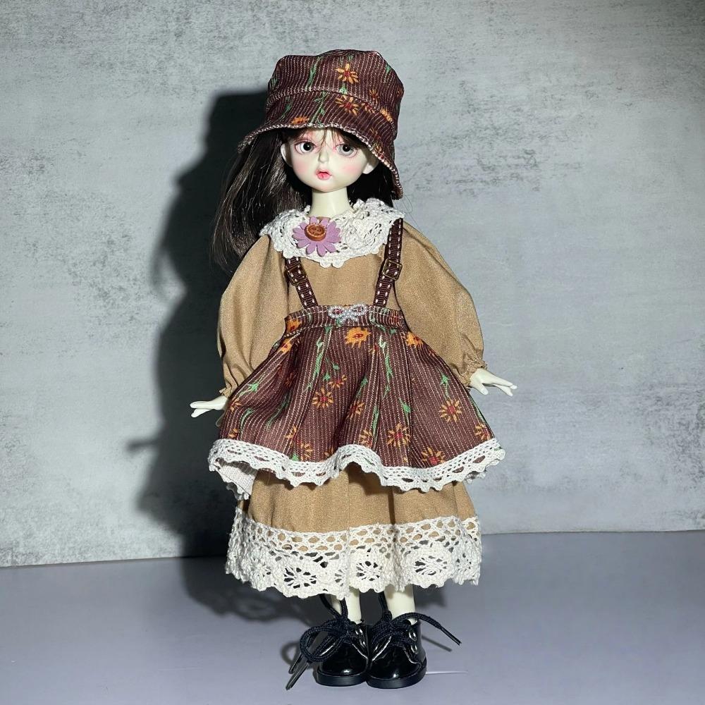 Niedliches 30cm Puppenoutfit Ersatzkleidung 1/6 BJD Puppe Prinzessinnenkleid Set Sweet Lolita Dienstmädchenkleidung Puppenzubehör Mädchengeschenk