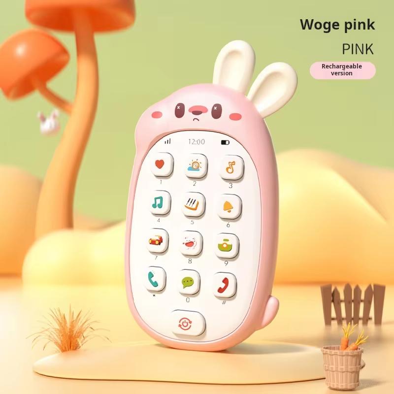 Children's Music Phone Toy for Early Education Bilingual Enlightenment Intellectual Development Suitable for 6-12 Years Old