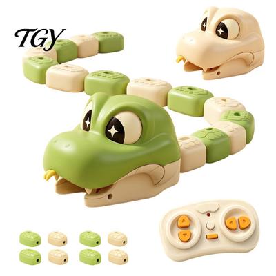 Remote Controlled Snake Toy 1/2 Sets Control Magnetic Toy, 2 Players Competitive Eating Itself Parent-Child Interactive for Toddlers Boys