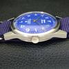 VINTAGE HMT JANATA HAND-WINDING INDIAN MENS BLUE COLOR DIAL WATCH a702058-5 R208-a702058