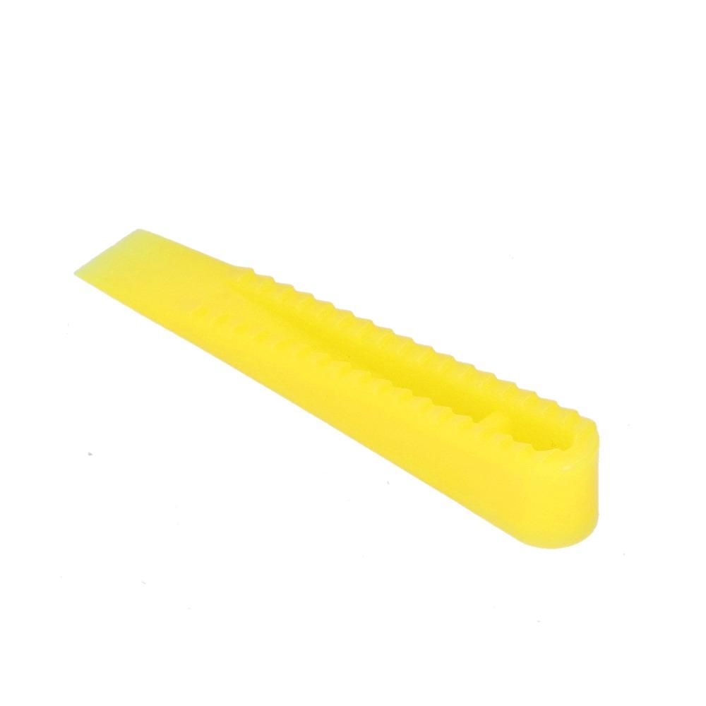 100Pcs HDPP Tile Leveler Wedges Yellow Floor Tiling Tools  For Floor Construction