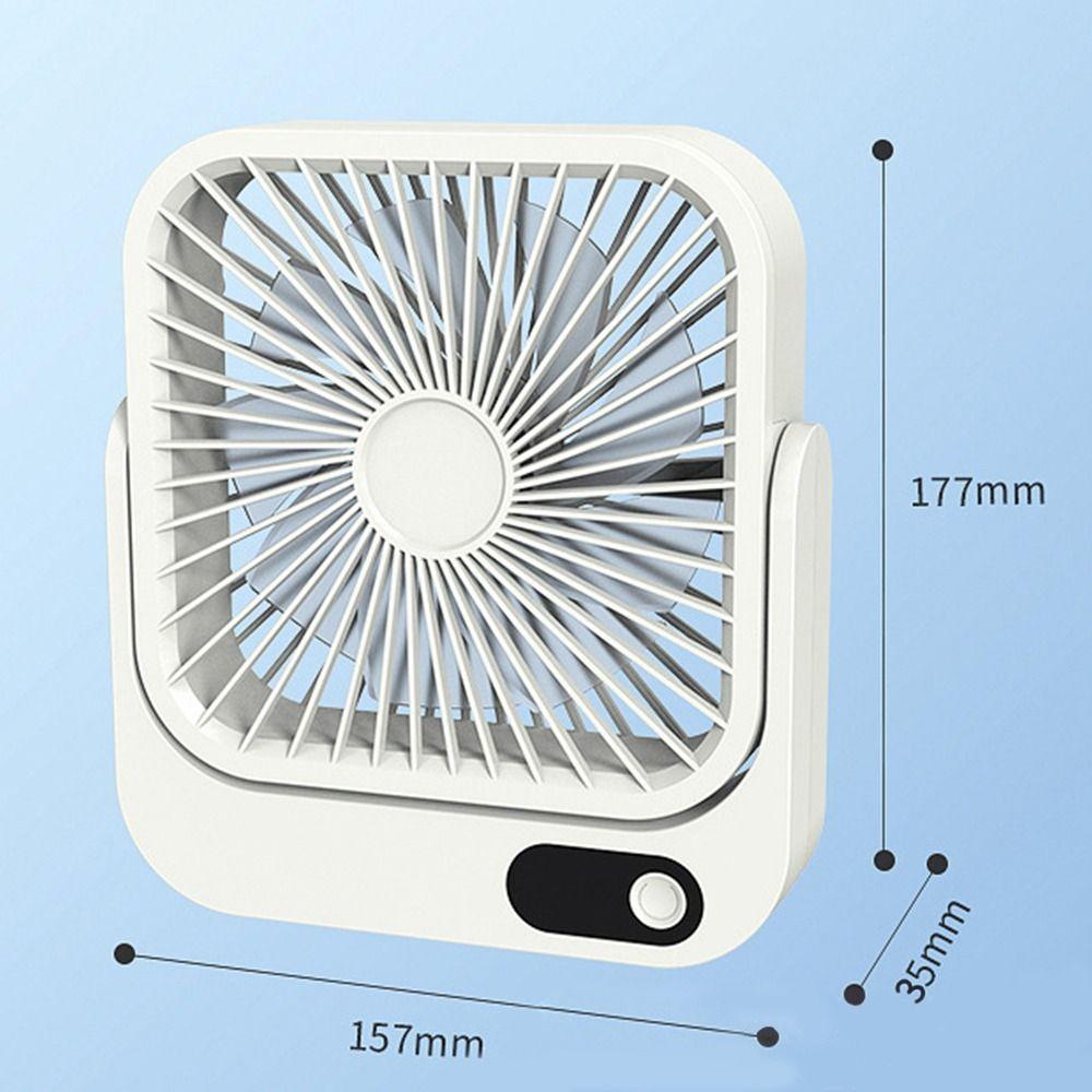 Tragbarer magnetischer Reiseventilator 8-24 Std. Laufzeit Wiederaufladbar und steckbar Tischventilator Kleiner persönlicher Ventilator