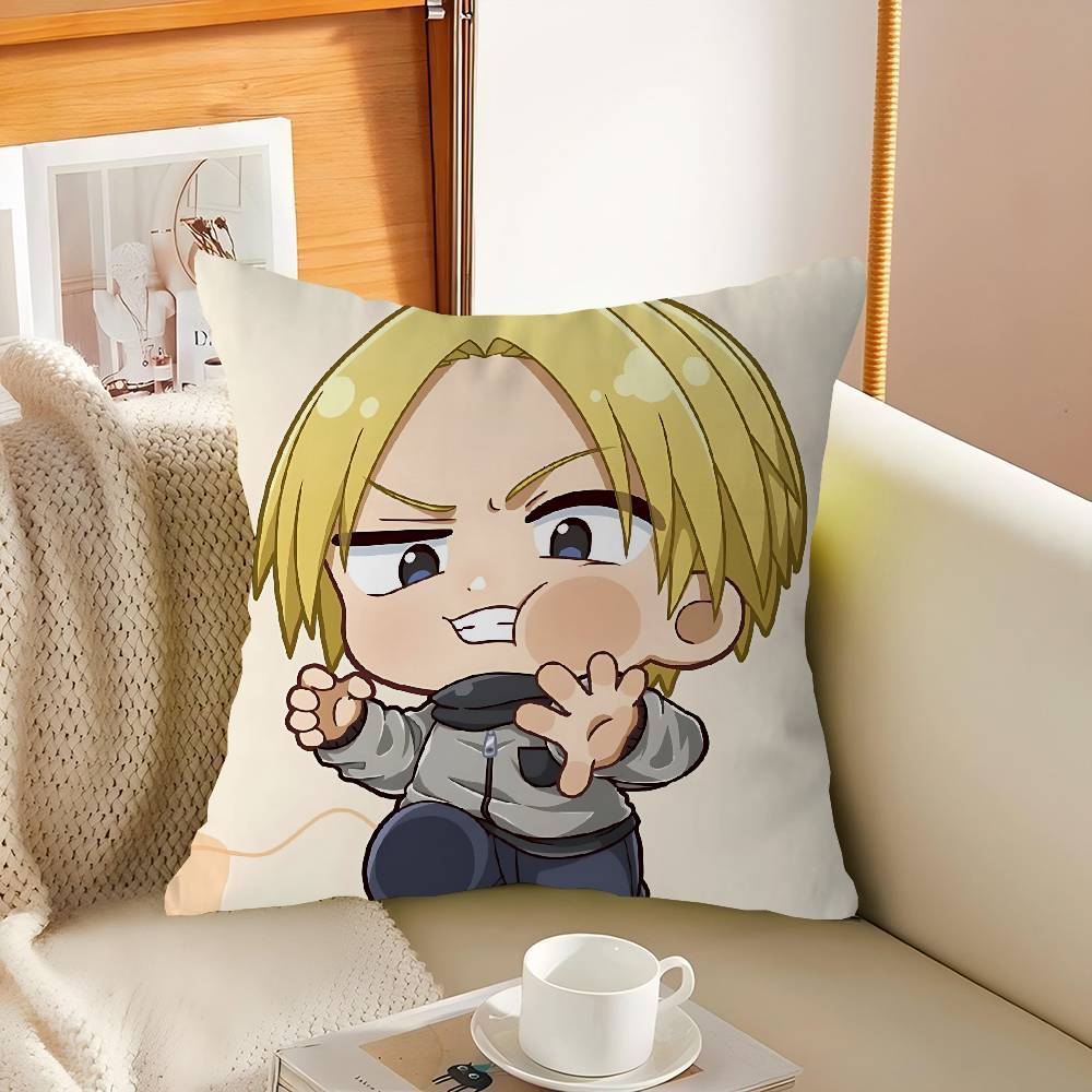 S-shin Asakura Pillow Gift Home Office Decoration Pillow Bedroom Sofa Car Cushion CoverPillow Case
