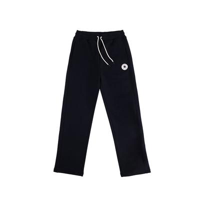 Freizeithose Herren Schwarz Moderate Gerade Passform Hose MCJ094-023
