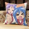 Lucky SStar ANIME Pillow Case Pillowcase Doublesided Printed Sofa Cushion Bedroom Headboard Pillow