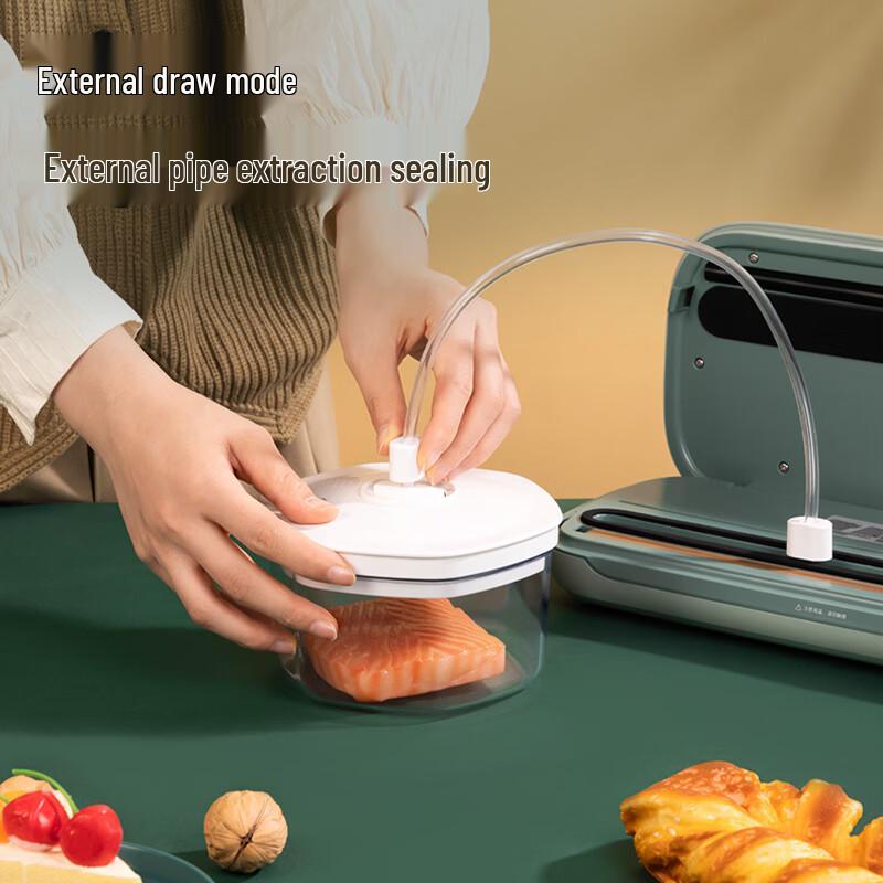 Deli Household Automatic Food Vacuum Sealer CN Plug (adapter Included)