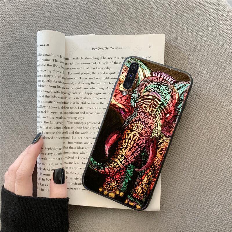 African Indian Elephant Phone Cover For Samsung Galaxy A51 A71 A21S A10 A20S A20E A30S A40 A50 A70 A11 A40 M31 M30S Mobile Cases