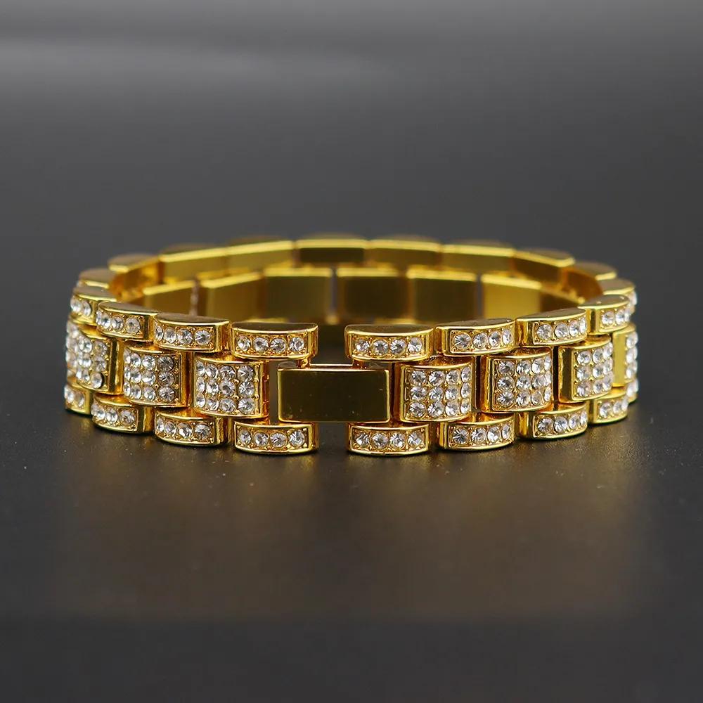 Hip Hop Flash Pánský Nový Punk Hiphop Tílko Řetěz Náramek Hiphop Náramek Náramek