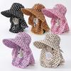 Breathable Tea Picking Work Hat UV Protection Fisherman's Hat Face Mask Sun Hat  Summer Outdoor