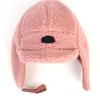 Universal Chemistry Short Brim Pink Fleece Earflap Cap Balaclava