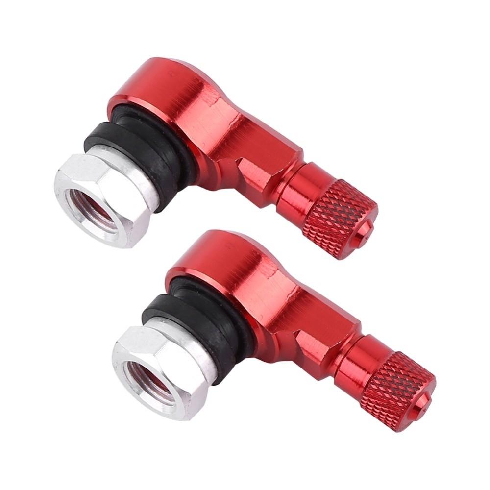 2PCS Rubber Seal Tire Valve Stems Anti-Rust Motorcycle Tire Valve Stems Tire Leak Fault Repair