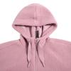 Adidas Velvet Jackets Women's Pink Hooded Thickened And Fleece Lined HN0670