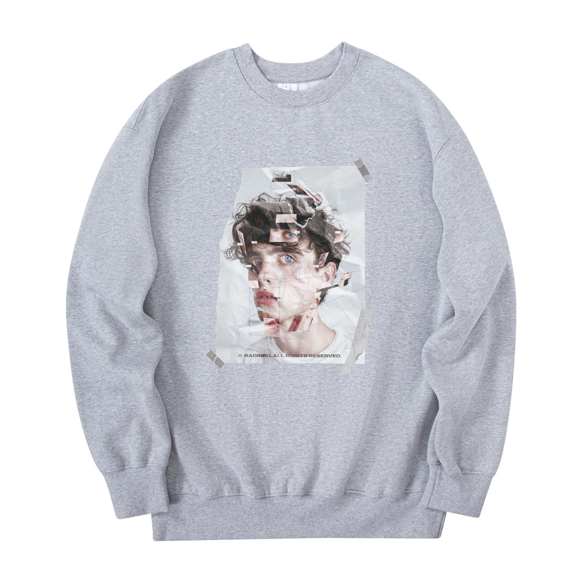 Свитшот Radineo для лица Серый Gray (Gray)/M