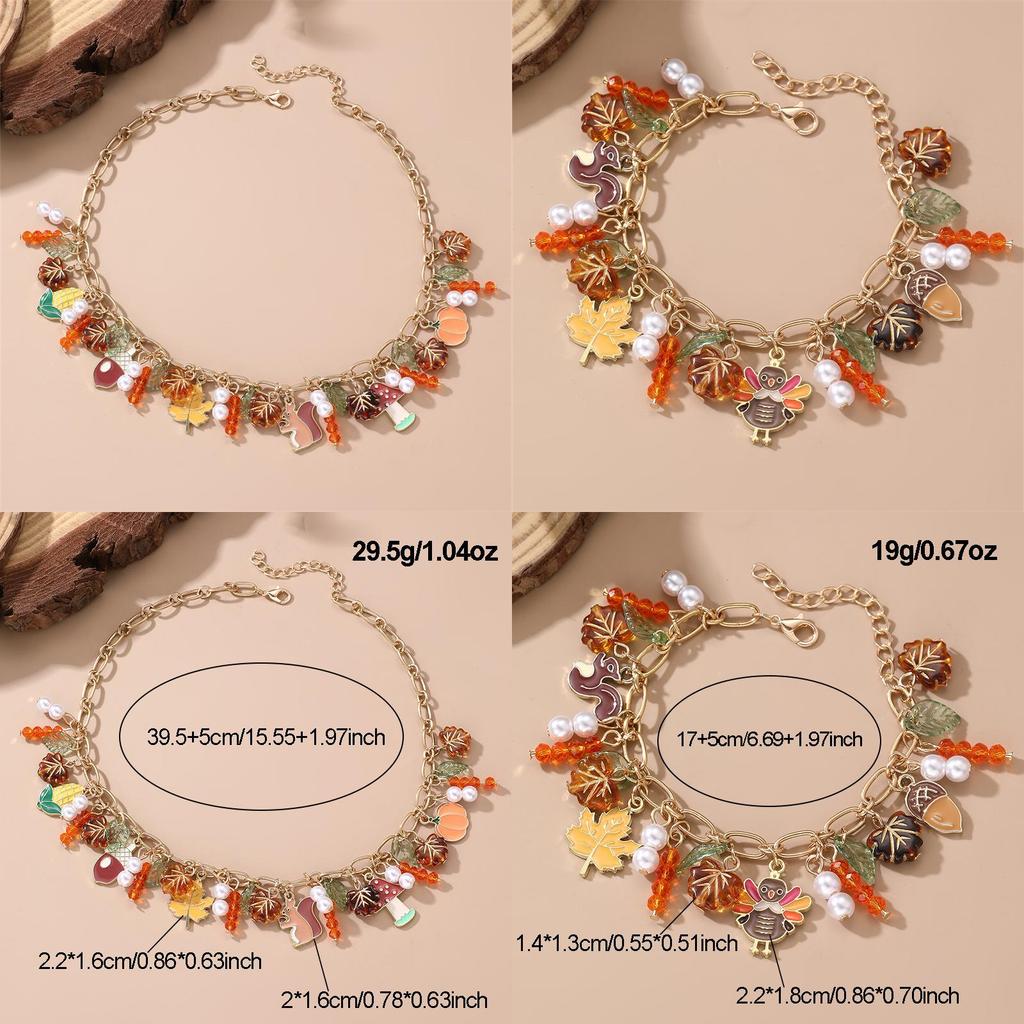 Christmas Elf Snowflake Pendant Chain With Geometric Zinc Alloy For Women