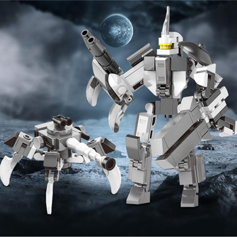 Latest Moc Battle Mecha Robot Sky Phantom Aviation Flight Timeless Model Construction Blocks Sets Blocks Toy For Kids