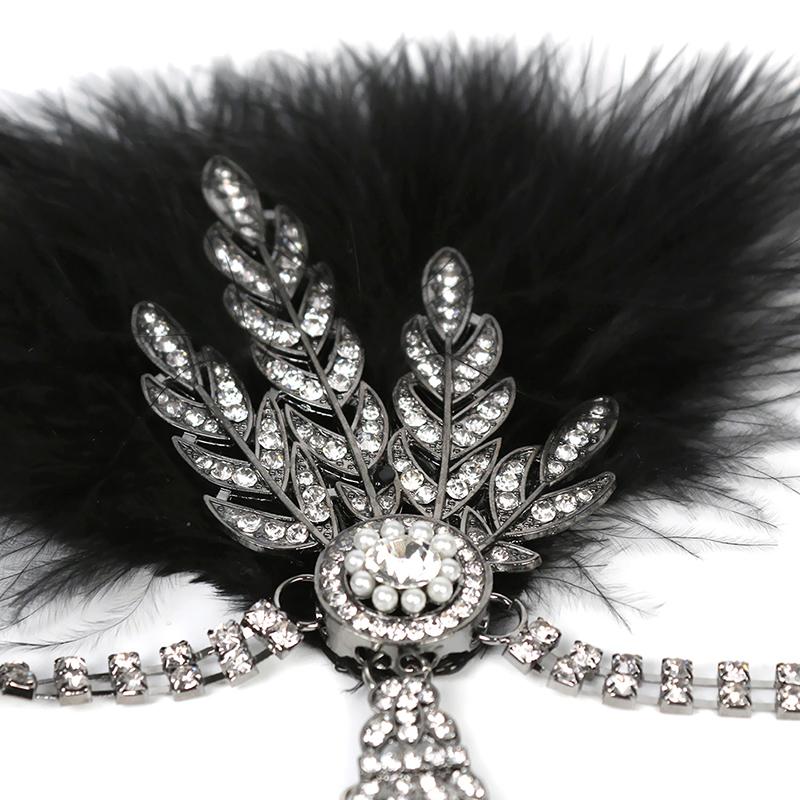 Hairband Headpiece Feather Flapper Headdress Costume Party For Women Headpiece