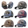 Embroidered Vintage Baseball Cowboy Cap Sun Protection Hat Fishing Running Gift