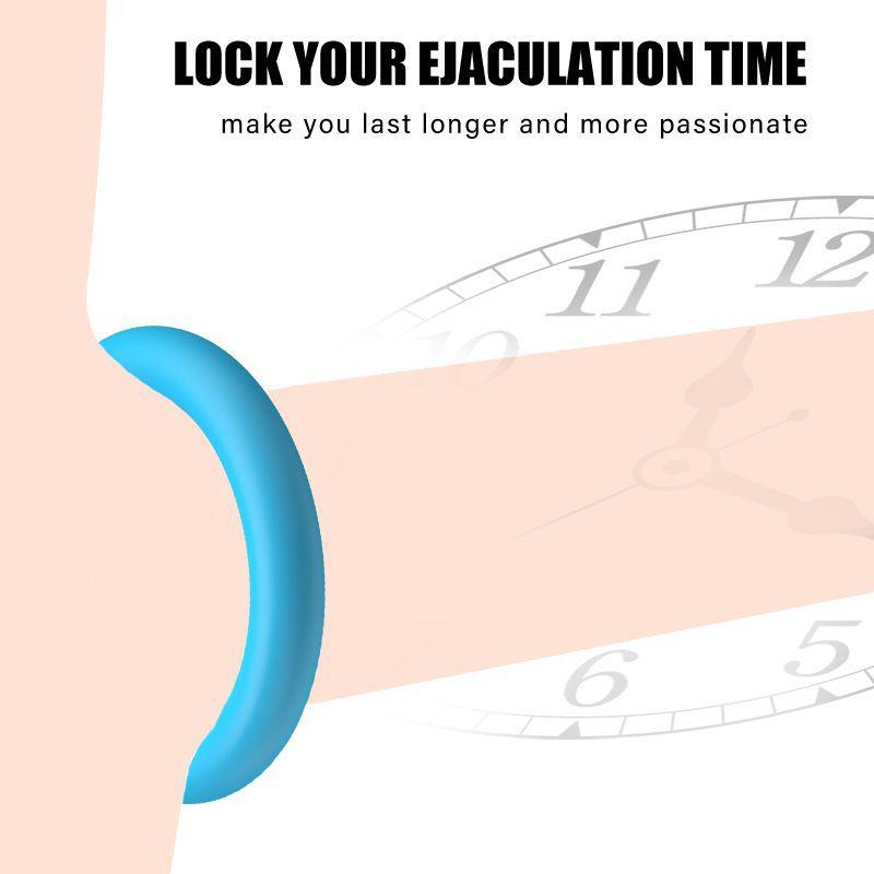 Silicone Penis Cock Ring On For Men Delay Ejaculation Erection Sex Toys for Couple Sex Toy Penis Ring Man Dick Enlarger Ring