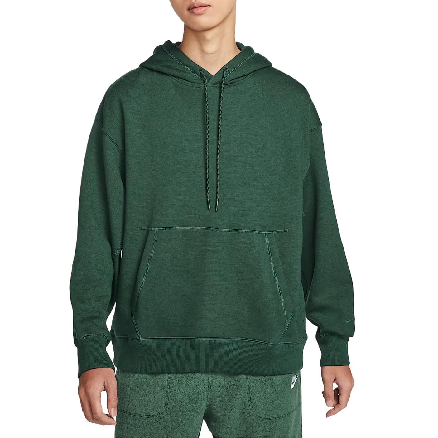 Nike SS25 Классический Удобный Мягкий Модный Универсальный Однотонный Свитшот Унисекс свитшот Зеленый FV4879-397 M