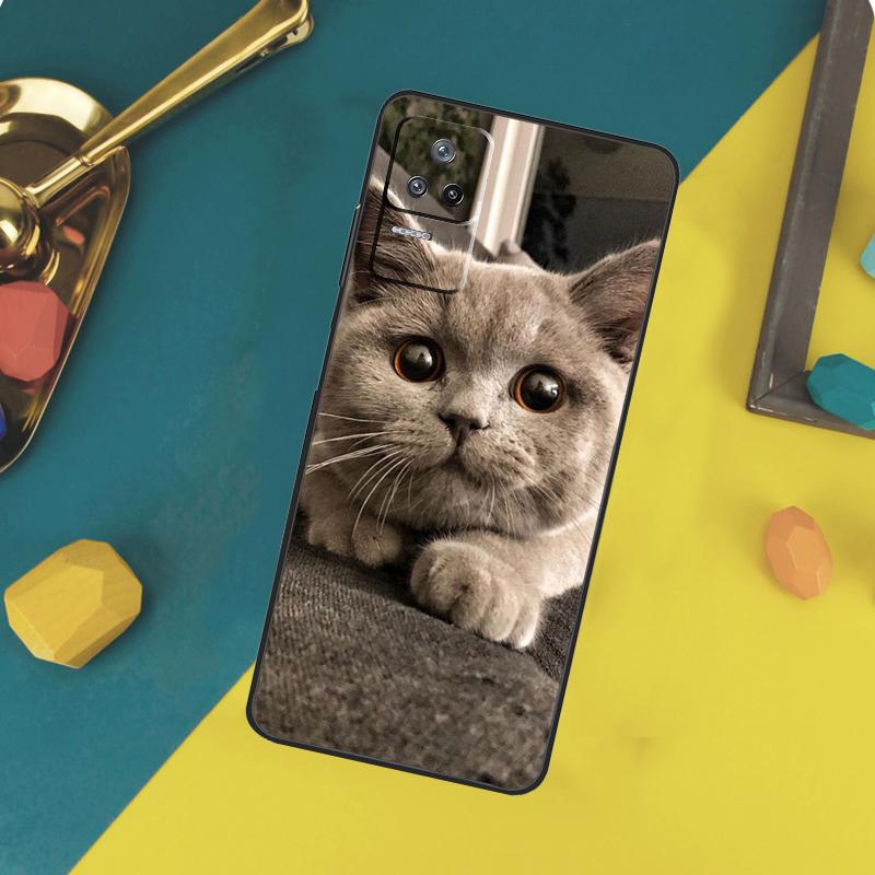 British Shorthair Cat Case For Xiaomi 13T 11T 12T 14T Pro 13 14 15 Ultra POCO X7 Pro X3 X5 X6 F5 F6 M6 Pro Funda
