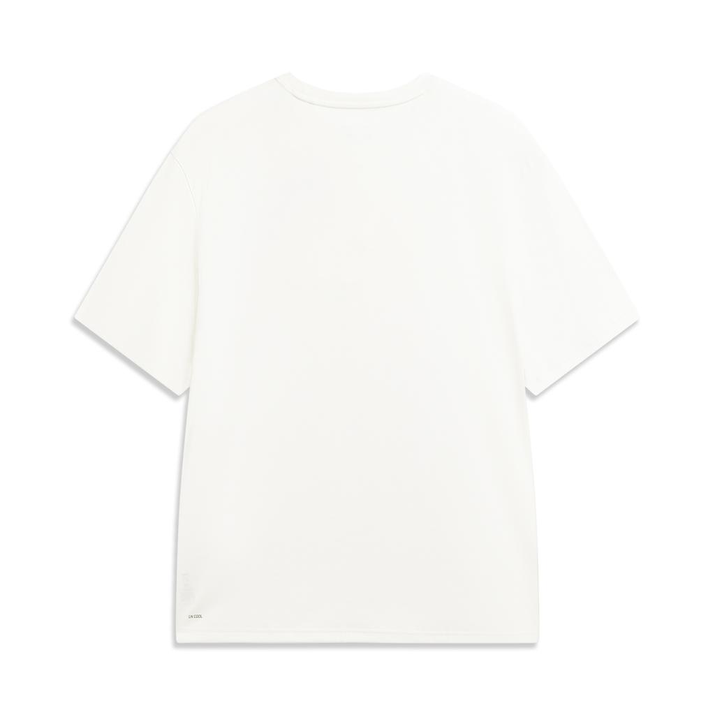 Série Style de Vie Sportif Li Ning T-shirt à Col Rond Séchage Rapide Frais Hauts Unisexes AHSW395-2