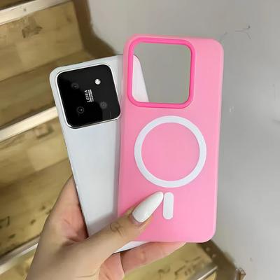 2 IN 1 Candy Bumper For Magsafe Protective Case For Xiaomi 17 15 14 Pro 14Pro Magnetic Wireless Charge Hybrid Matte Back Cover
