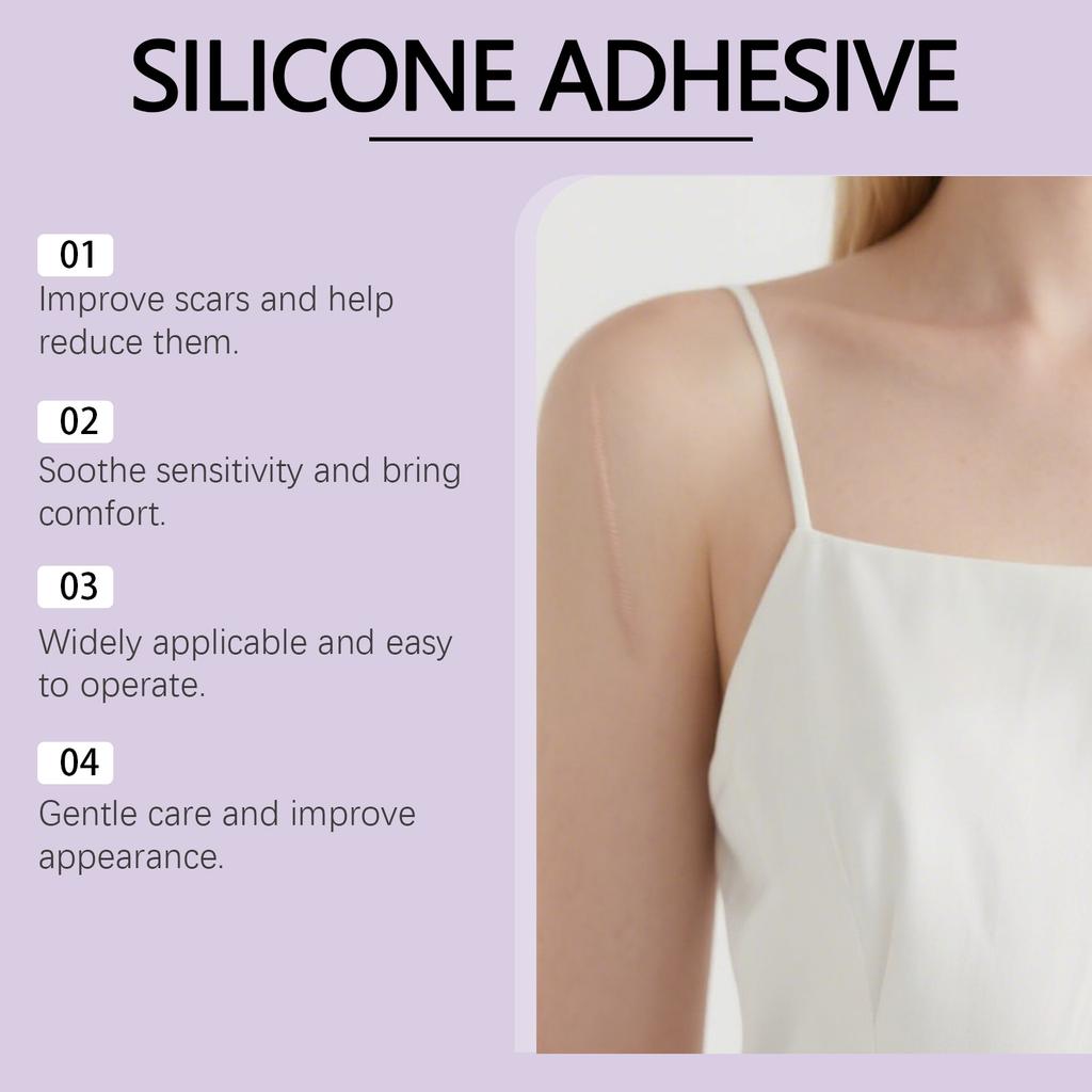 Silicone Scar Patches Improve The Appearance, Fade Scar Marks, And Soothe Sensitive Skin. Suitable For Scar Care Patches.