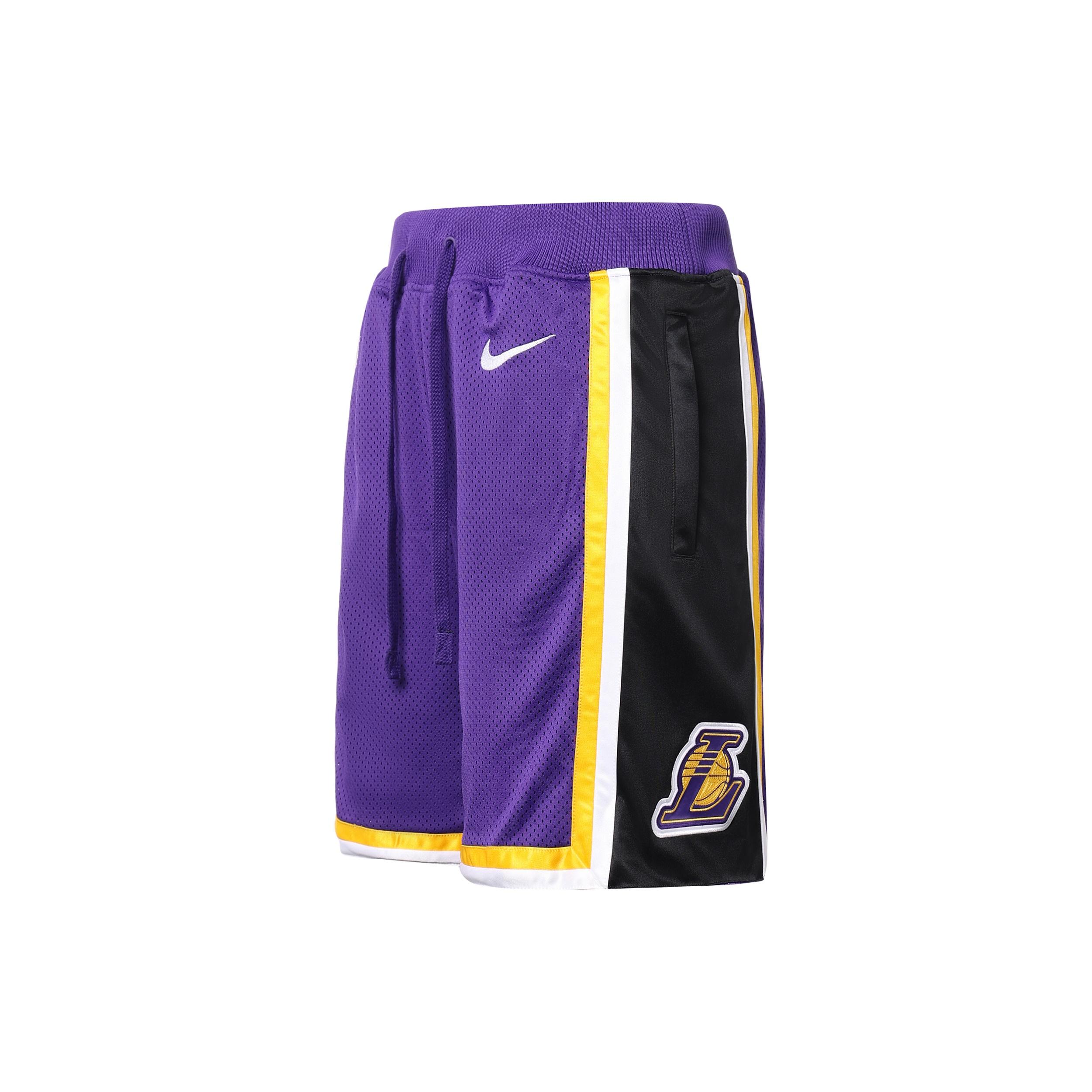 Nike Lakers Courtside Statement Edition Basketball Shorts Purple Men s AV3545-504 M