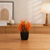 Simulated Small Potted Plant Maintenance-Free Realistic Autumn Leaves Mini Fake