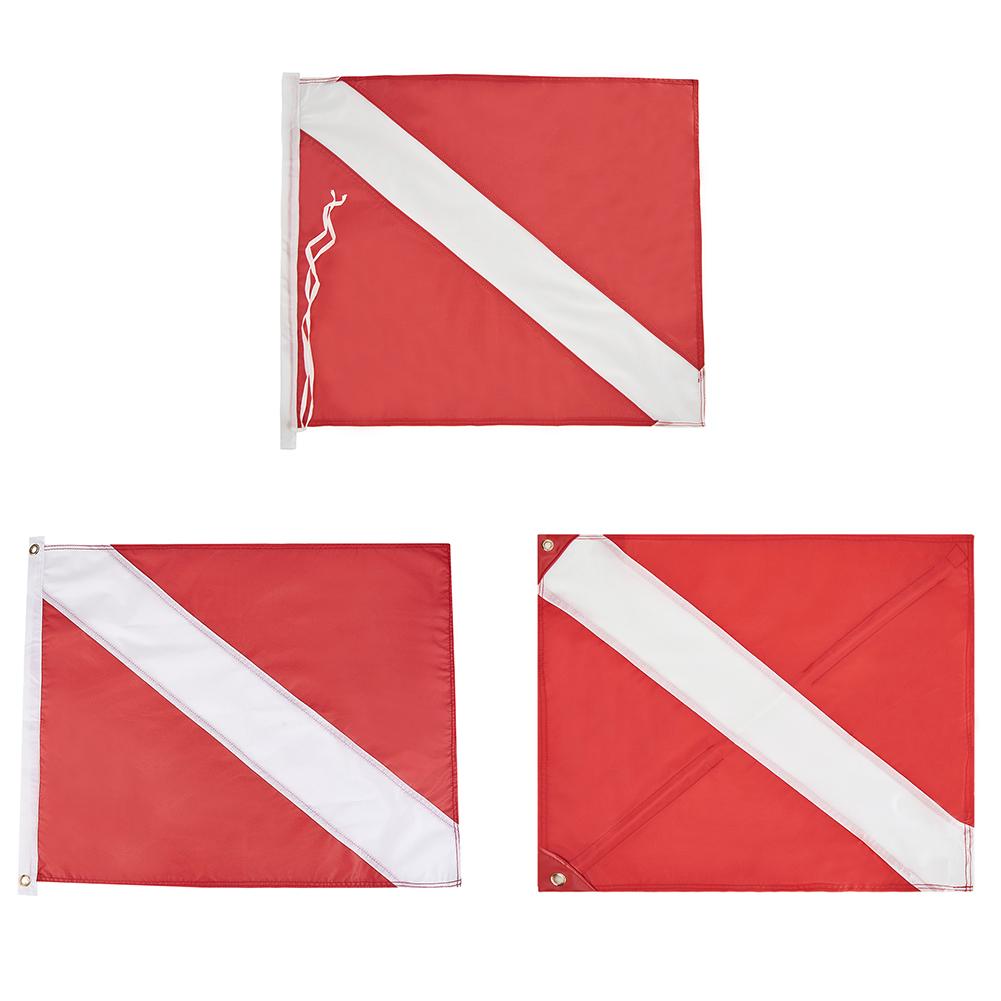 

5# Multipurpose Dive Flag Quick Assembly Diver Down Flag for Boat Accessories