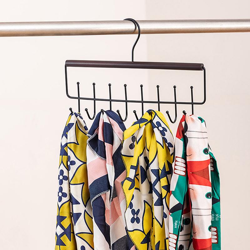 Multifunctional Rotatable Clothes Drying Rack Wooden Clothes Rack With Hook Underwear Vest Storage Clothes Drying Rack