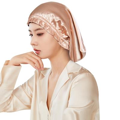Utukky Silk Night, Seiden-Zylinderkopf, fällt nicht ab, bis Silk Night für langes Haar, verhindert Spliss und Schlafen, als Geschenk zum Geburtstag, Mütze, Kappe,