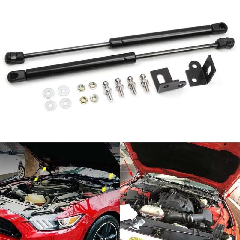 Hydraulic Hood Lift Support Struts Gas Spring Shock Absorbers Provide Stable Elevations for Safe Convenient Maintenance
