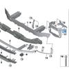 BMW 5 Series G68 Rear Bumper Small Bracket (51115A1DFF3/51115A1DFF4)