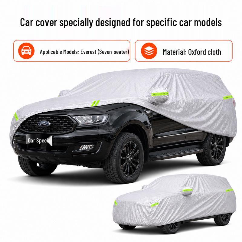 Hanlu Zhe Car Cover: Waterproof, Sun-Protective, Insulated, All-Season Oxford Material