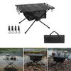 Foldable Camping Table Lightweight Folding Table Picnic Desk for Fishing BBQ
